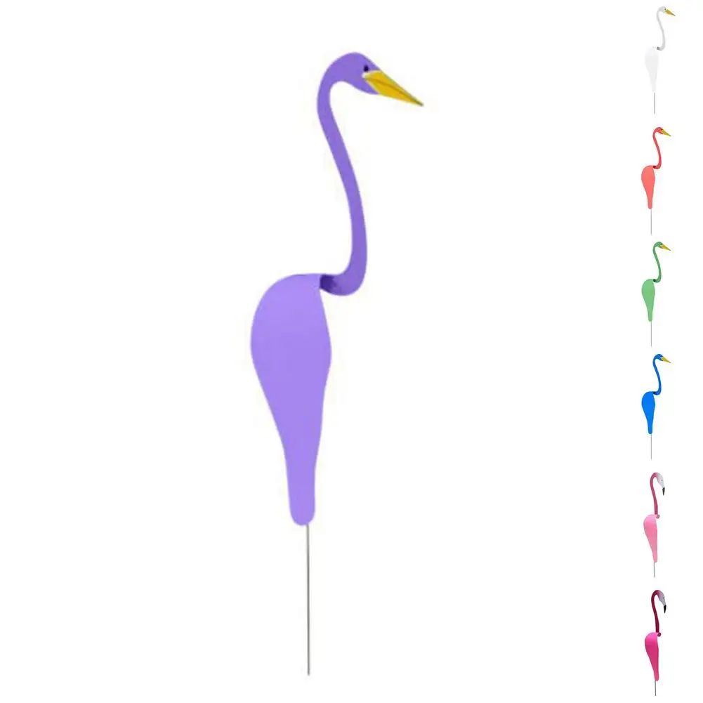 Индикатор ветра в виде фламинго совершенно вращающаяся Великолепная уникальная