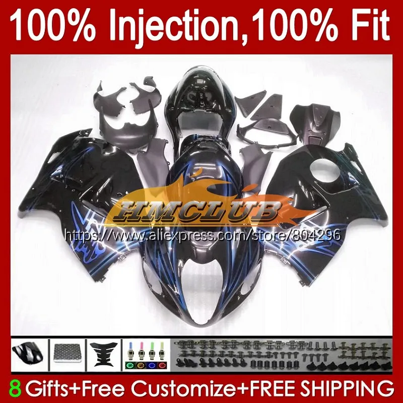 

Инъекции для SUZUKI Hayabusa GSXR1300 08 09, 10, 11, 12, 44No.118 GSXR 1300 GSXR-1300 2008 2013 2014 2015 Цвет: черный, синий 2016 обтекатель