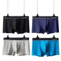 4pcslot mens underwear sexy modal mens boxer shorts autumn and winter organic cotton breathable mens boxer shorts