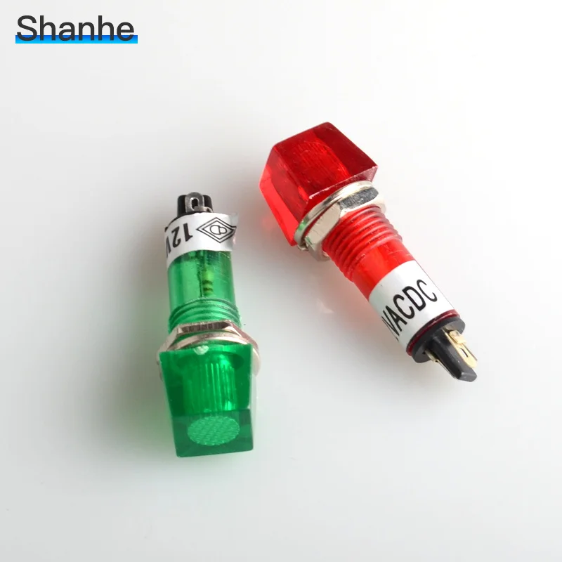 10 мм пилосветильник 12 В/220 В Пилотная лампа Световой индикатор|indicator lamp|led indicator
