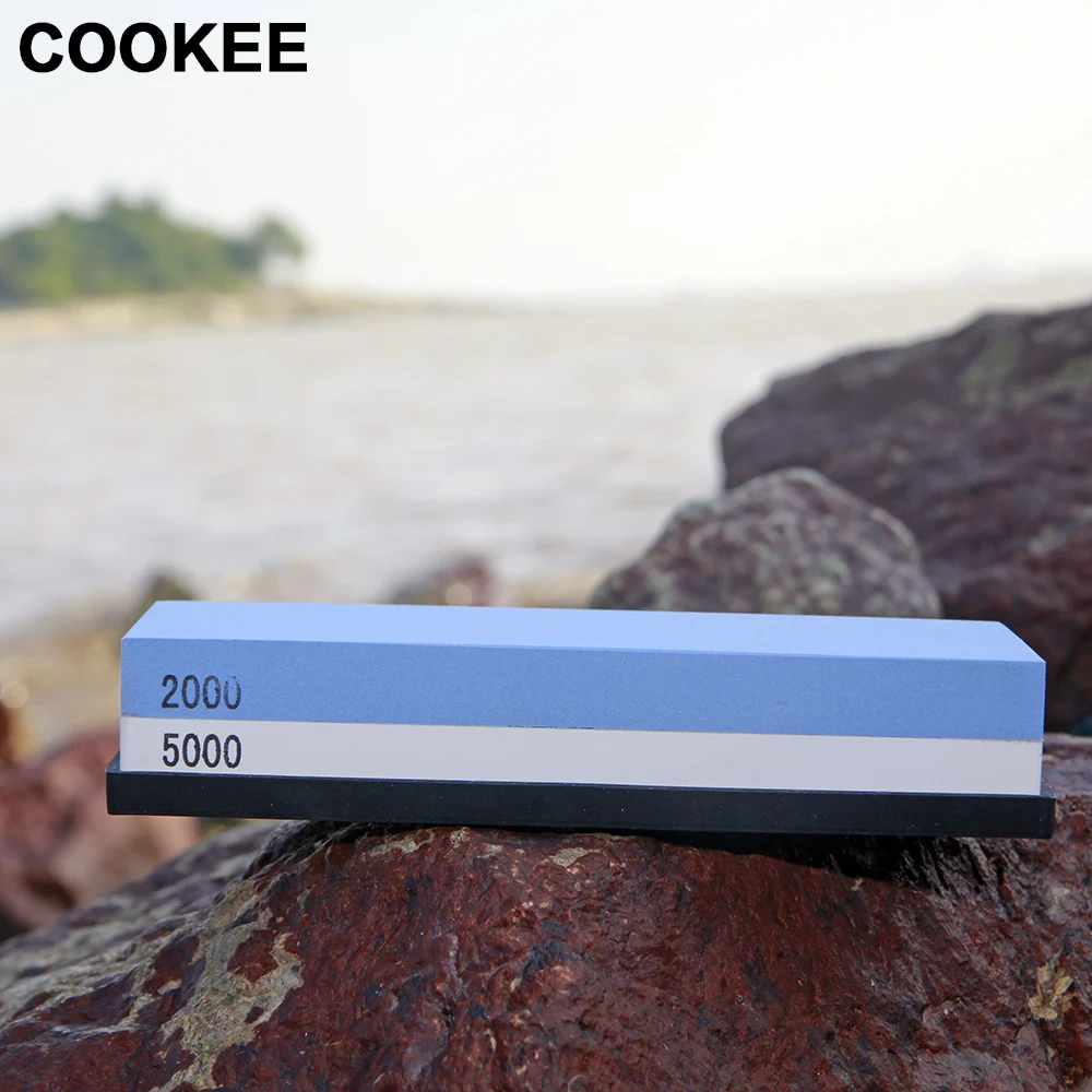 Точилка для кухонных ножей с зернистостью 2000/5000 # точильный камень водный 7*2*1 дюйм