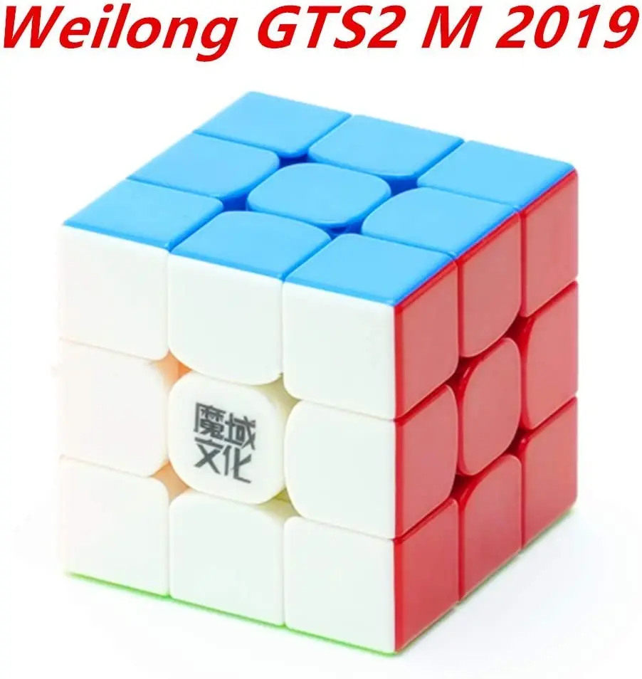 Cuber Speed MoYu WeiLong GTS2 M 2019 без наклеек версия 3x3 магический куб магнитный GTS V2 Цвет 3x3x3