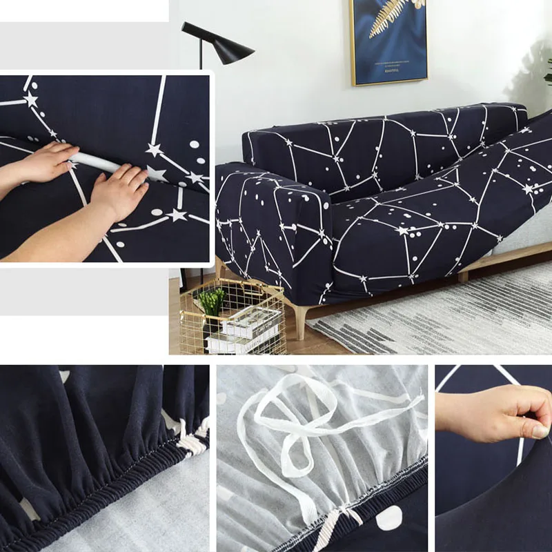 Универсальный чехол для дивана с принтом растягивающиеся Чехлы диванов скамейка