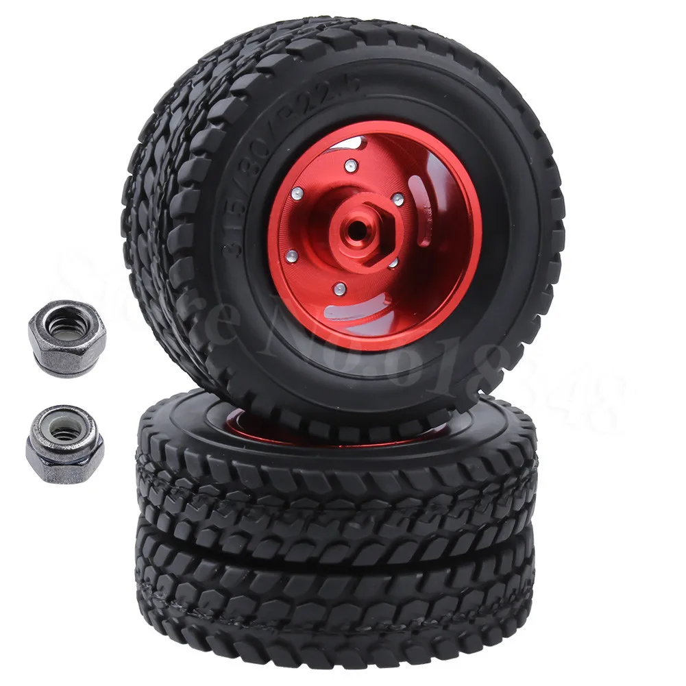 2 шт./лот двойные алюминиевые колеса и шины для Тамия 1/14 RC тракторов прицепов