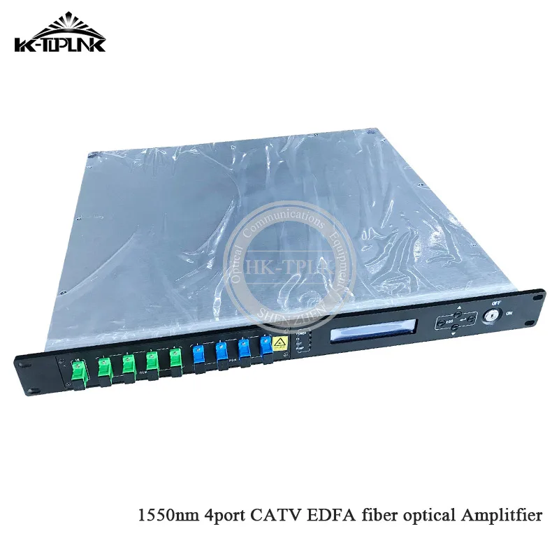 Оптоволоконный усилитель мощности CATV EDFA без WDM 1550 нм 1U/ 80 Вт 4 порта х 16 дБм SC/APC SC/UPC |