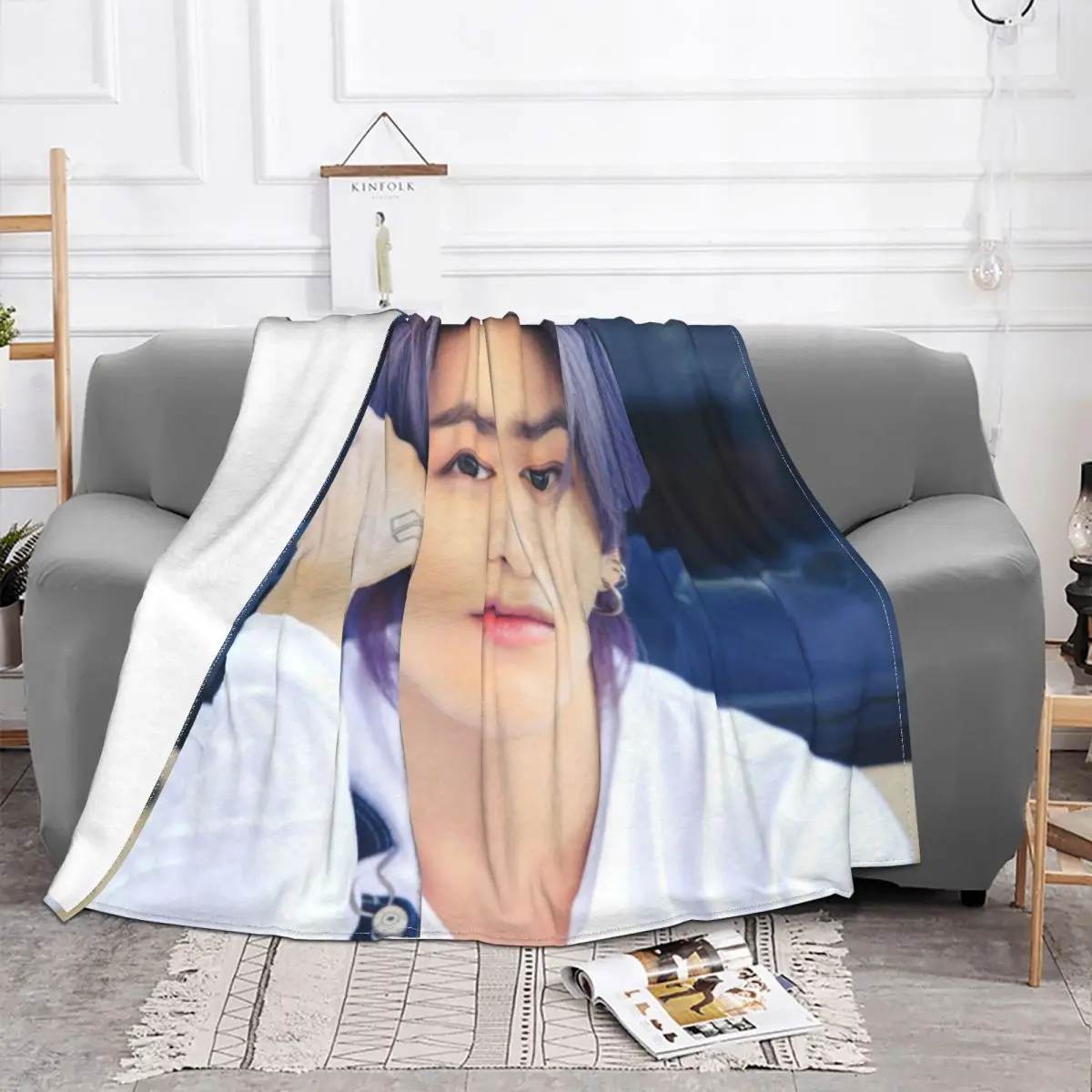 Одеяло Jeon Jungkook 387 покрывало для кровати плед пододеяльники пляжное 150 одеяло