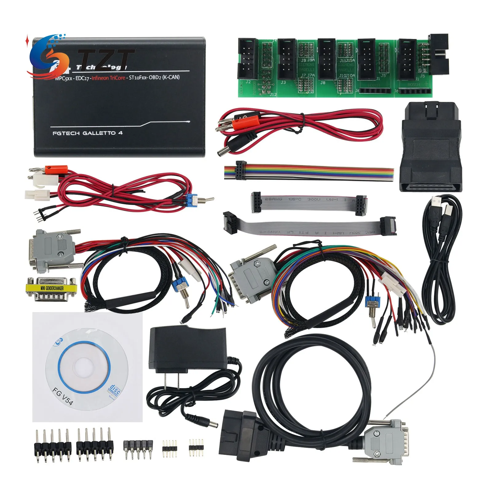 Диагностический инструмент TZT Fgtech Galletto 2 V54 Fg Tech 4 Master BDM-OBD версия для разблокировки