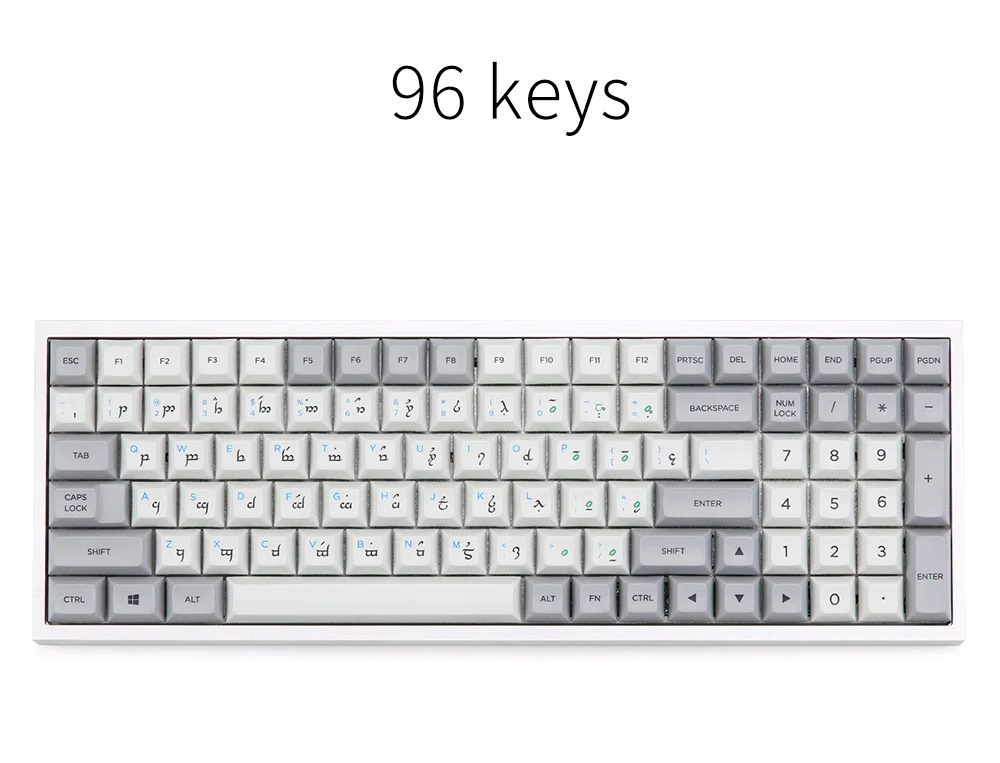 Npkc dsa keycap dye subbed Elf буквы для механической клавиатуры 154