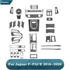 Декоративные наклейки из углеродного волокна, аксессуары для интерьера автомобиля Jaguar F-PACE X761 XE X760 XF X260 XJ 2016-2020