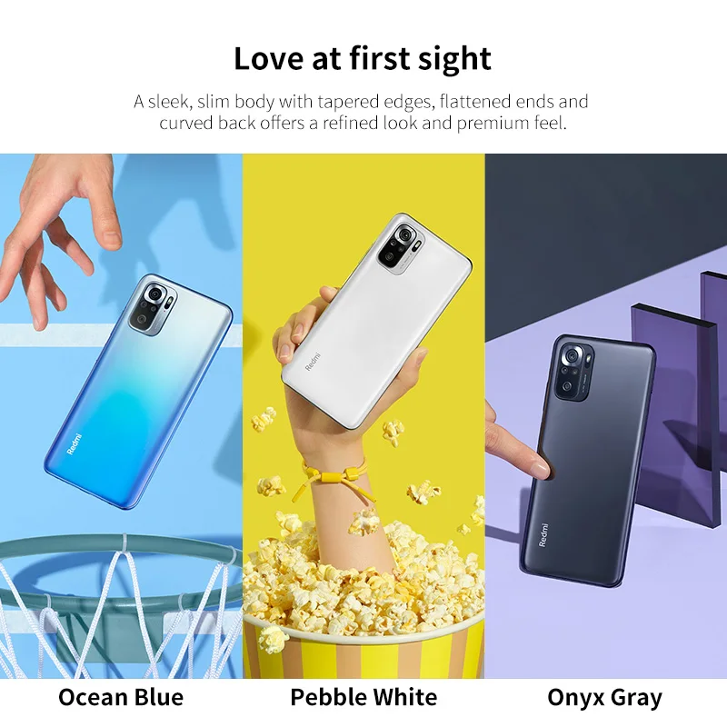 Смартфон Xiaomi Redmi Note 10S глобальная версия 6 ГБ + 64 Гб/128 Helio G95 AMOLED DotDisplay 33 Вт быстрая