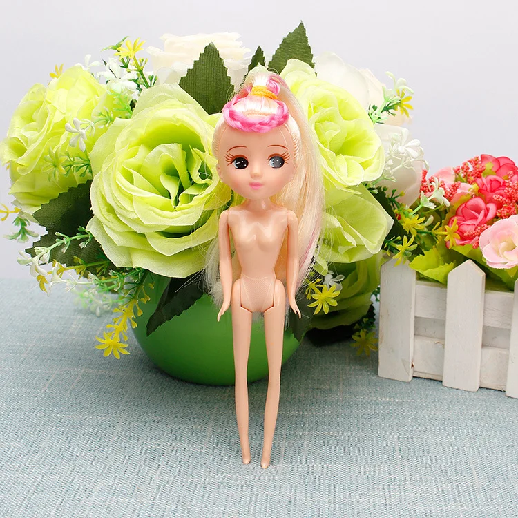 Кукла ПВХ кукла голый ребенок девочка Играть Дом одеваются игрушка подарок на