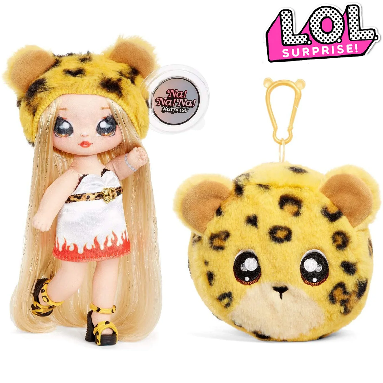 

Lol Surprise Dolls MGA Entertainment Na! Na! Na! Surprise 2-In-1 Jennel Jaguar Fashion Doll Plush Purse Series 3 Kids Toys