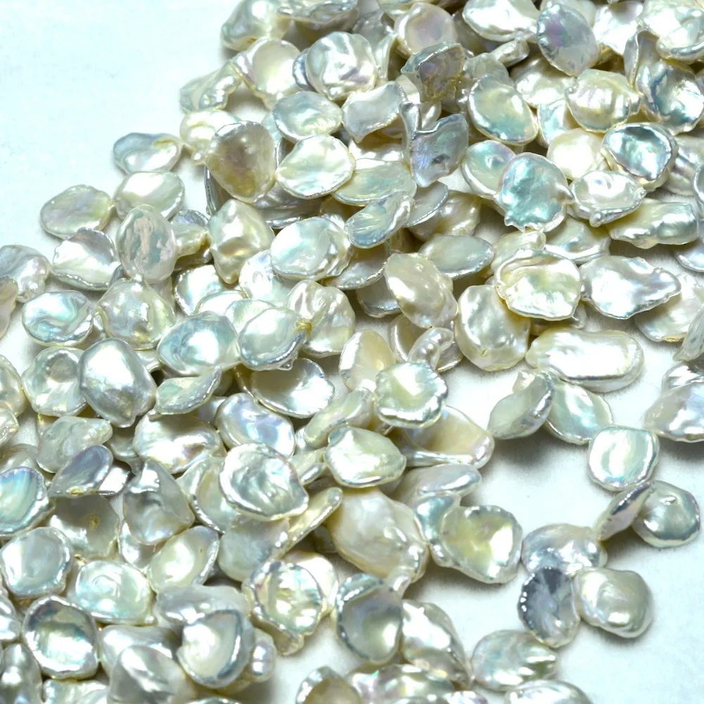 Натуральные бусины из натурального дерева белого жемчуга Кеши в стиле барокко