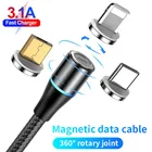 Магнитный кабель USB Type-C для быстрой зарядки, кабель USB C для Xioami 11 10 T 9 8 Lite Redmi 9T Note 10 S Pro Google Pixel 6 4A 5, кабель