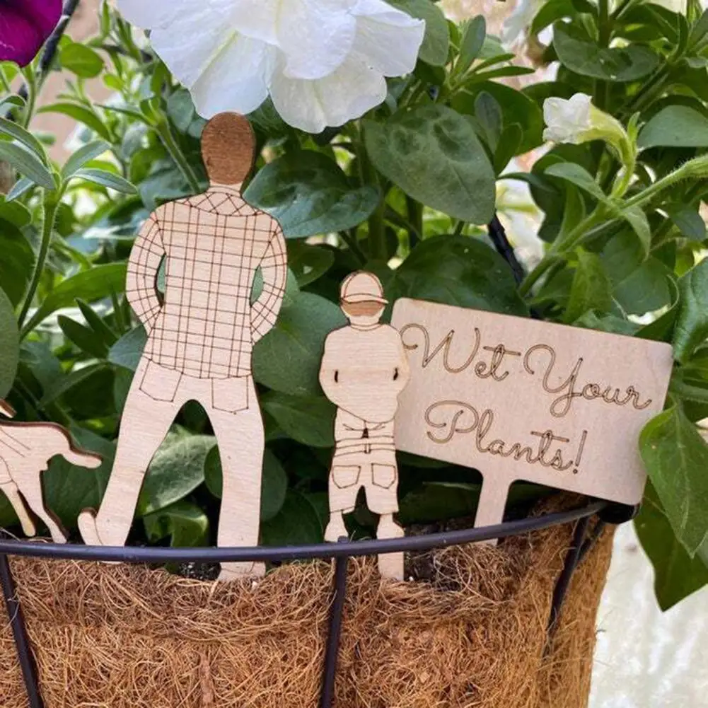 

Easy Installation Compact Miniature Landscape Flowerpot Plant Sign for Lawn