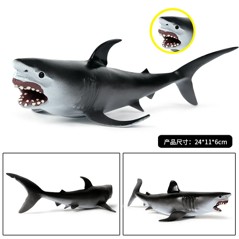 Фигурки животных Megalodon коллекционные игрушки морские животные познавательные