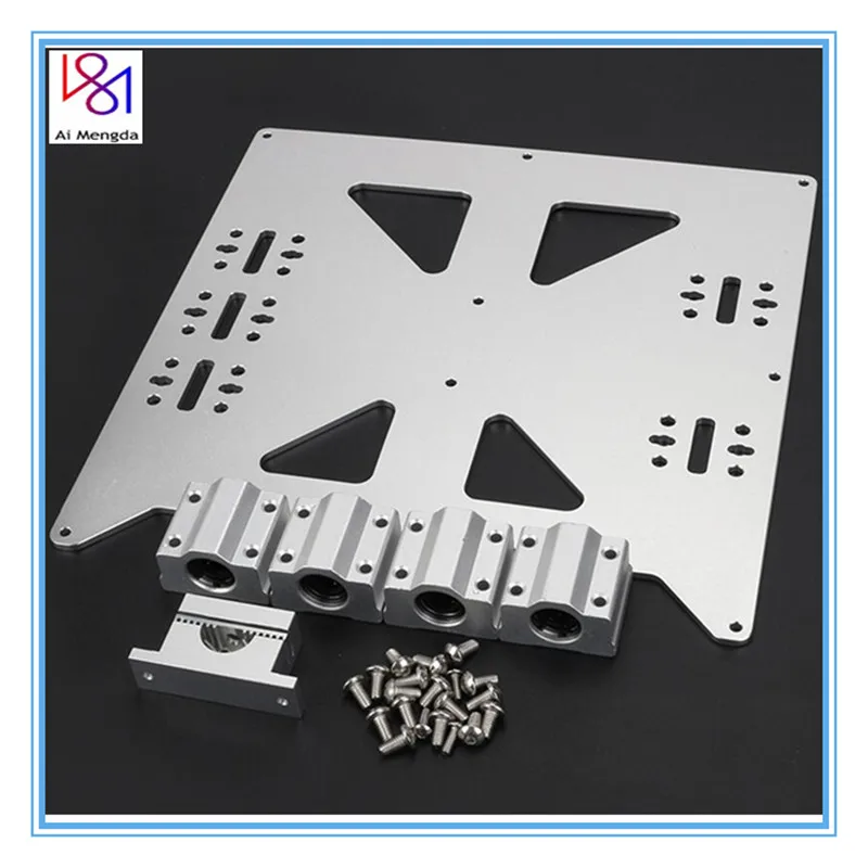 Алюминиевая Y-образная анодированная пластина с подшипниками SC8UU и держателем