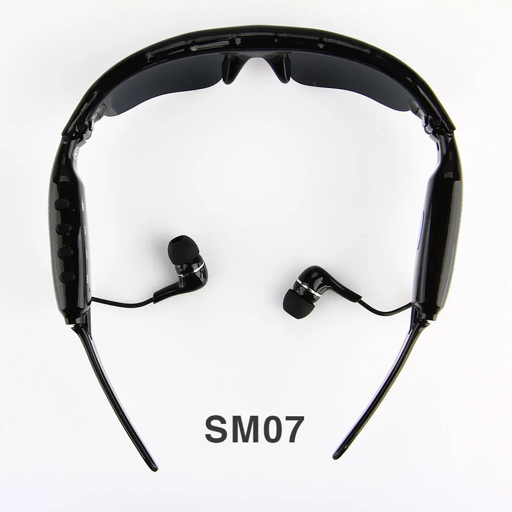 SM07 ET солнцезащитные очки камера гарнитура HD1080P Bluetooth MP3 плеер фото видео рекордер мини DV видеокамера для наружной Мини камеры очки - Цвет: SM07