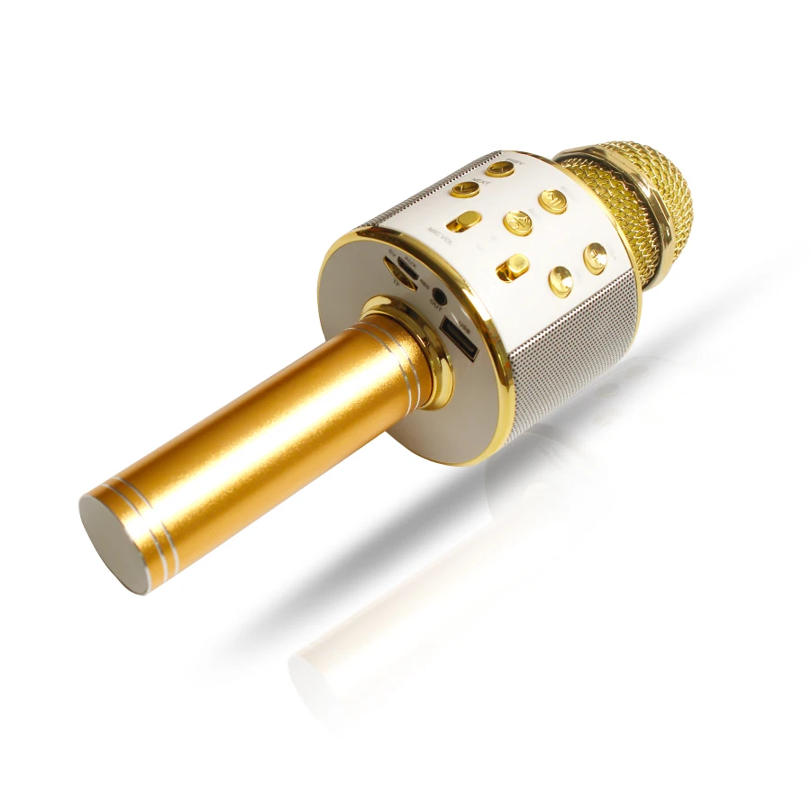 WS858 портативный Bluetooth микрофон беспроводной Karaok USB мини KTV концертный зал