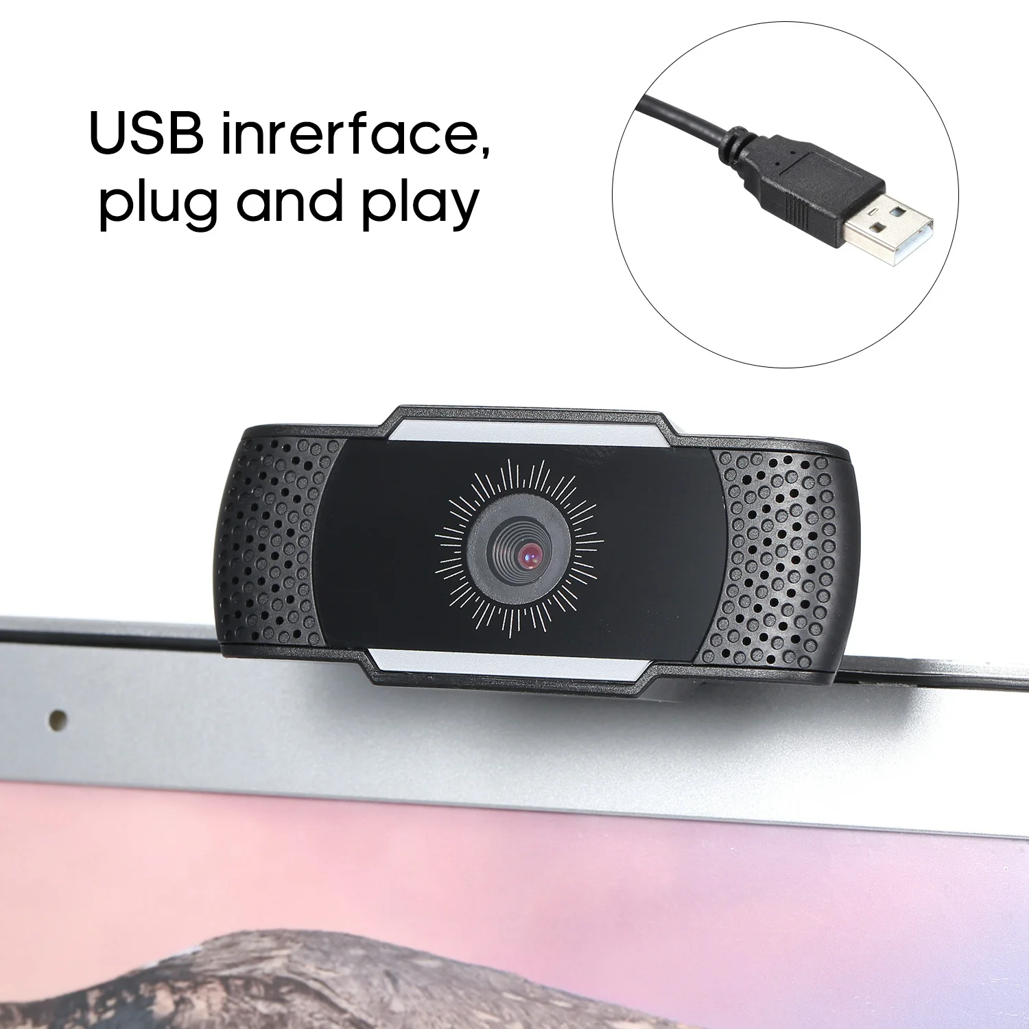 Веб-камера с USB-разъемом и встроенным микрофоном 1080P | Компьютеры офис