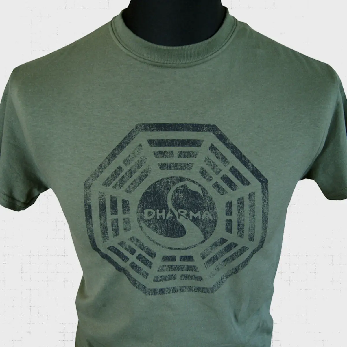 Dharma initive Lost, новая футболка, серия океанических Ретро, классные, новые футболки G, Забавные топы, футболки, новые унисекс, Забавные топы