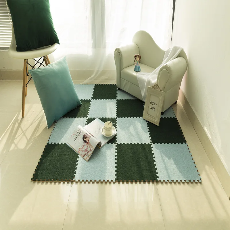 4 шт./компл. Детские EVA пены головоломки играть Розовый Мат/детские коврики