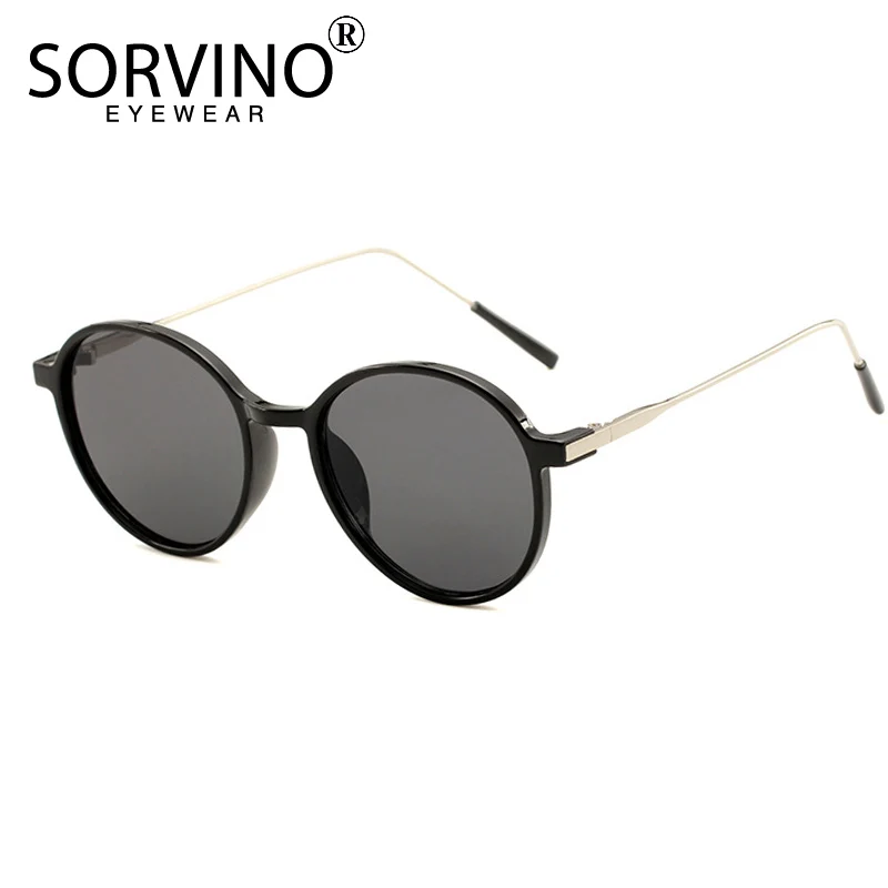 Мужские и женские Овальные Солнцезащитные очки SORVINO ретро дизайн лето 2020 высокое