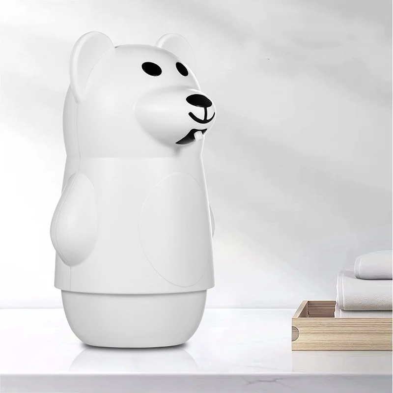 

Children Cartoon Bear Automatic Hand Washing Intelligent Sensor Foam Soap Dispenser Kitchen Bathroom Supplies for Kids