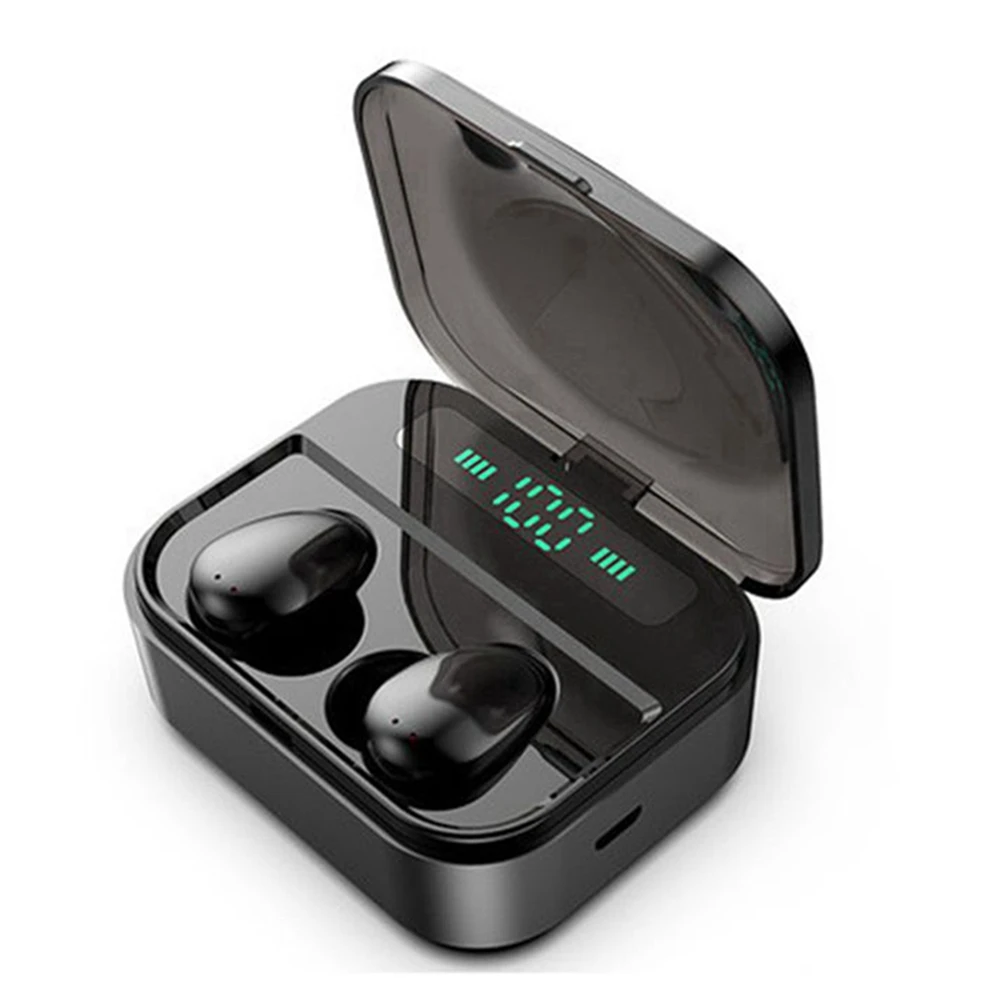 X7 True беспроводные наушники светодиодный беспроводной Bluetooth гарнитура HiFi игровая гарнитура с микрофоном стерео звук музыка Bluetooth наушники