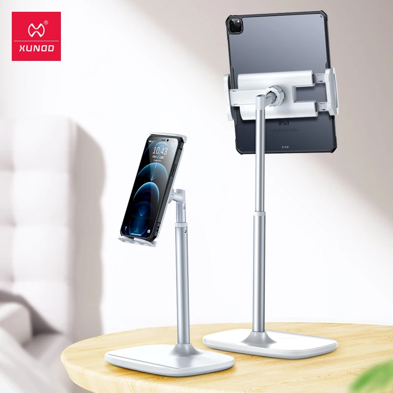 

Держатель для планшета Xundd для iPad Mini 6, держатель для телефона, подставка с регулируемой высотой и углом наклона, настольная подставка двойно...