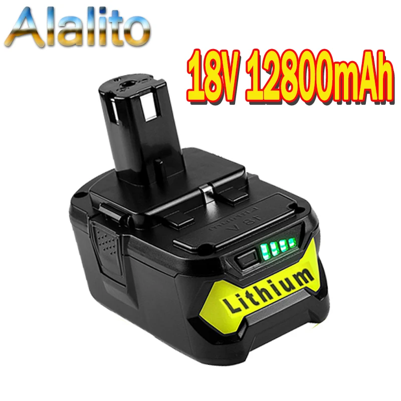 Литий ионный перезаряжаемый аккумулятор для электроинструментов Ryobi ONE 18В 12800 мАч