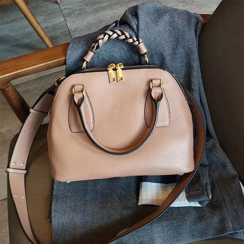 2020 новая Ретро женская сумка в форме ракушки с одной ручкой плетение ручной