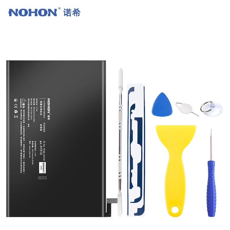 Аккумулятор NOHON A1489 A1490 A1491 A1599 для iPad Mini 2 3 Mini2 Mini3 6471 мАч Замена литий-полимерный Bateria Бесплатные инструменты
