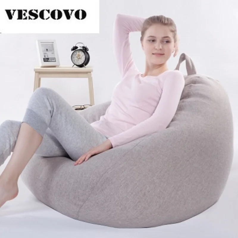 Lazy Tatami Beanbag диван шезлонг бобов стул гостиная чехол с наполнителем 90x110