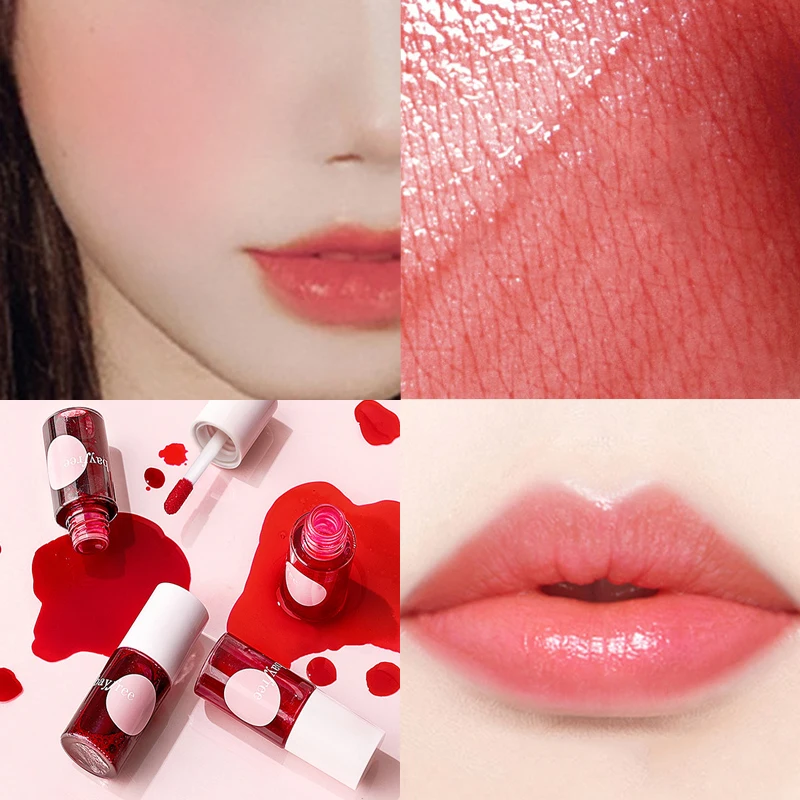 

Waterproof Mirror Lip Gloss Water Blush 4 Colors Moisturizing Liquid Lipsticks Long Lasting Lip Glaze Tint Makeup Cosmetic