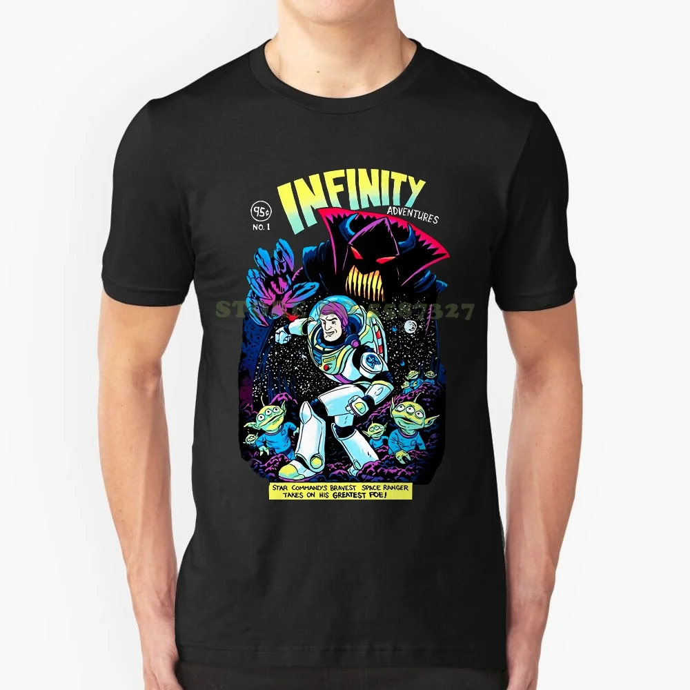 

Футболка с коротким рукавом и принтом в виде комиксов, все размеры