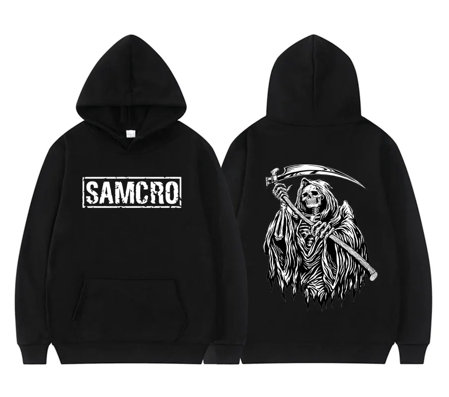 

Hot New Sons of Anarchy SAMCRO Letter Logo Print Hoodie Men Women Fashion Brand Design Hoodies Man Fashion Creativity Sweatshirt