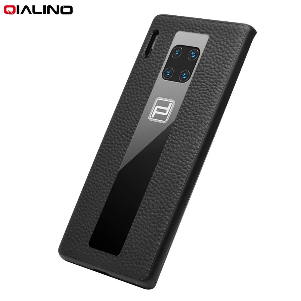 

Qialino New Ultra Slim Genuine Leather Phone Case For Mate 30 6.62 Inch Luxury Light Phone Cover For Mate 30 Pro 6.53 Inch