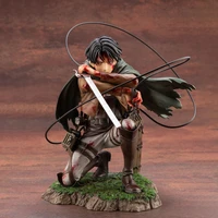18cm japan anime attack on titan rival ackerman action figure levi pvc figure rivaille collection model toys soldier finished