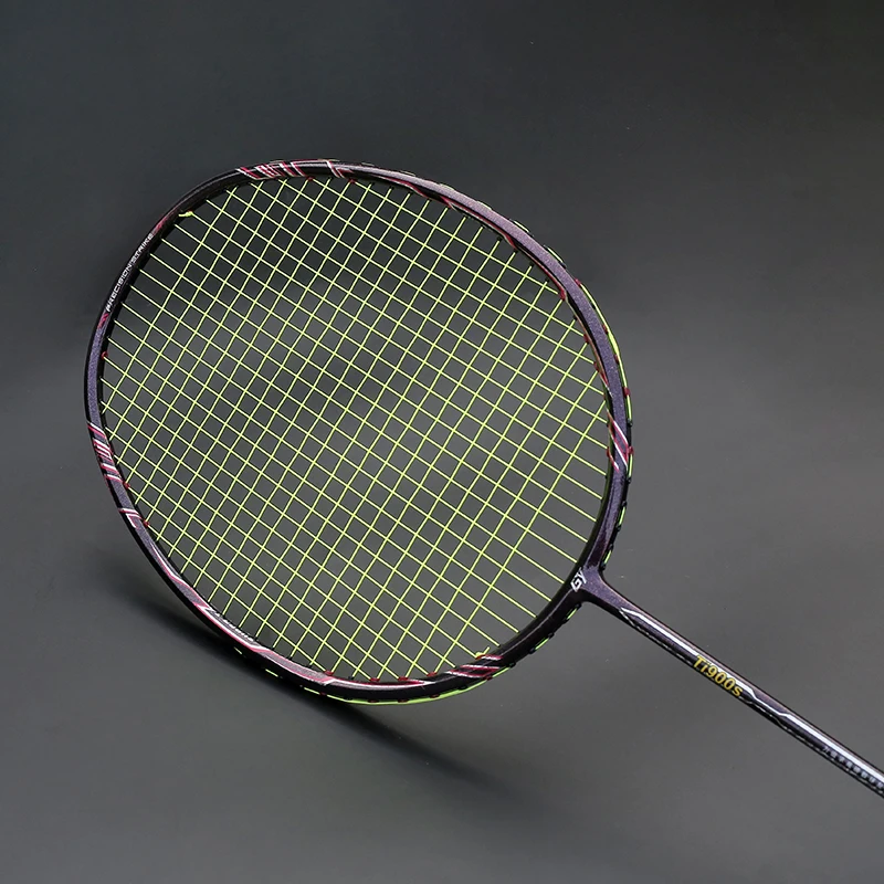 Professional Max 35LBS Ultralight Carbon Fiber Badminton Racket Sports Racquet Training Rackets Free For String Overgrip Bags