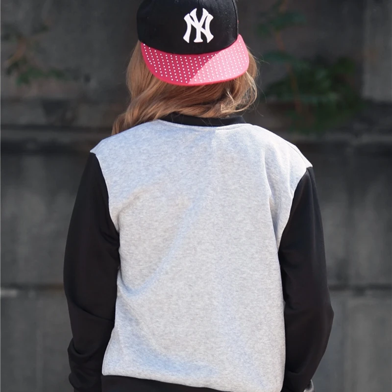 

Women Ladies Autumn Bomber Coats Zip Up Casual Top Harajuku Korean Windbreaker Baseball Jacket New Arrival Fashion