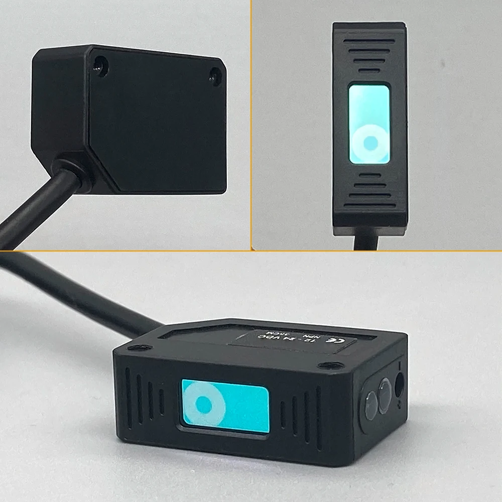 Квадратный лазерный датчик кловит 35 см регулируемый NPN PNP зеркальный объектив