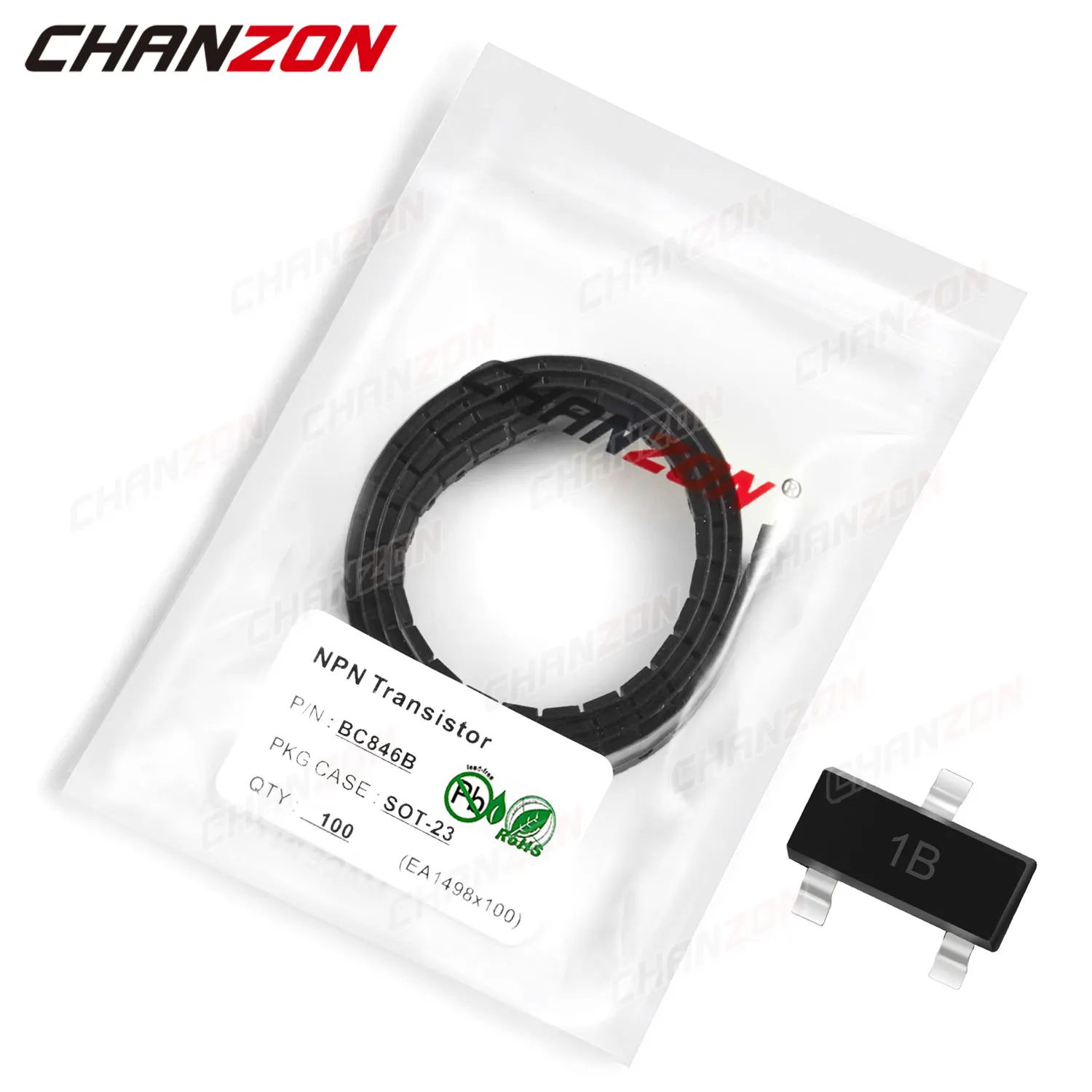Транзисторы BC846B BC846 SOT-23 SMD NPN биполярные соединительные триодные трубки BJT Fets 0 1 A 80
