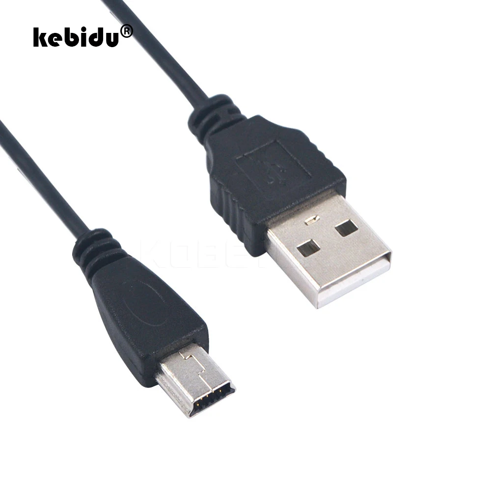 Kebidu Новинка 70 см Mini USB 2 0 A штекер к 5 Pin B кабель для зарядки и передачи данных