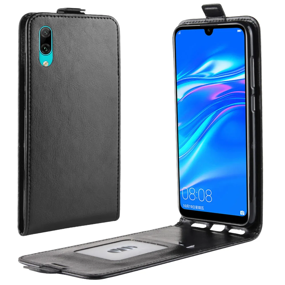 Чехол для телефона Huawei Enjoy 9 Y7 Prime 2019 флип чехол из искусственной кожи задняя