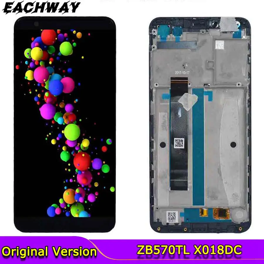 

Проверенный рабочий ЖК-дисплей для ASUS ZB570TL, ЖК-экран + сенсорная панель, дигитайзер в сборе, запасные части для asus X018dc LCD
