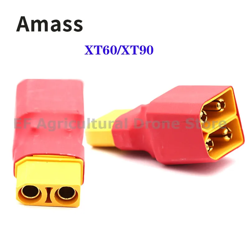 

Amass XT90PB XT60 Male to Female XT60/XT90 Parallel Or Series Adapter Converter Connector FPV Drone Battery Connector
