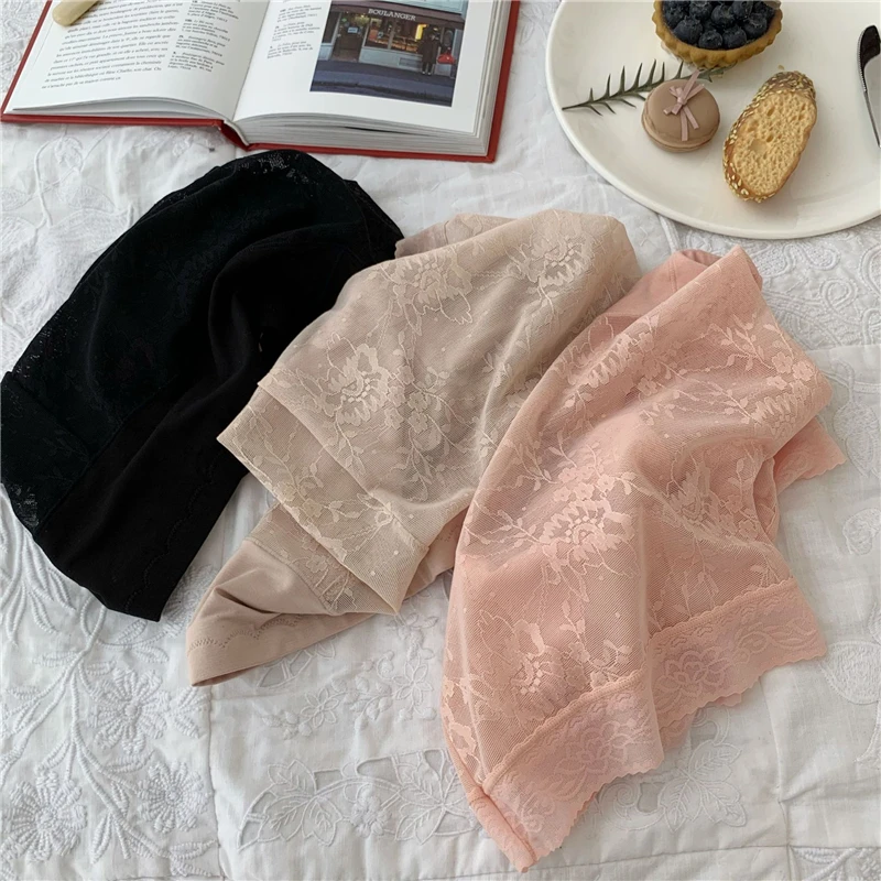 

Shorts Under Skirt Sexy Lace Anti Chafing Thigh Safety Shorts Ladies Short Boxers Pants Underwear Big Size Women