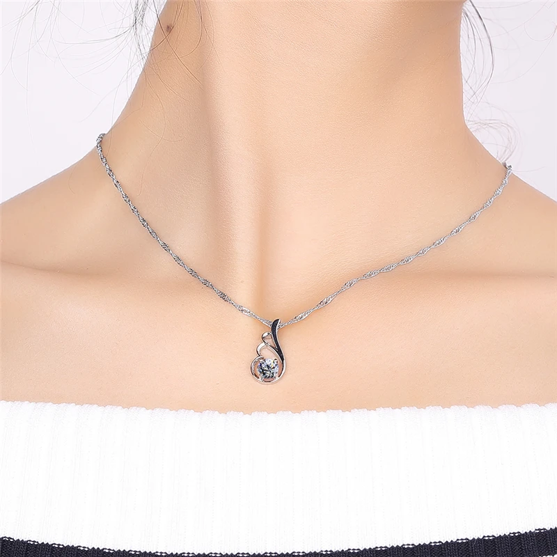 2019 новый хит продаж изысканный Ангел крылья пара ожерелье AAA кубический цирконий