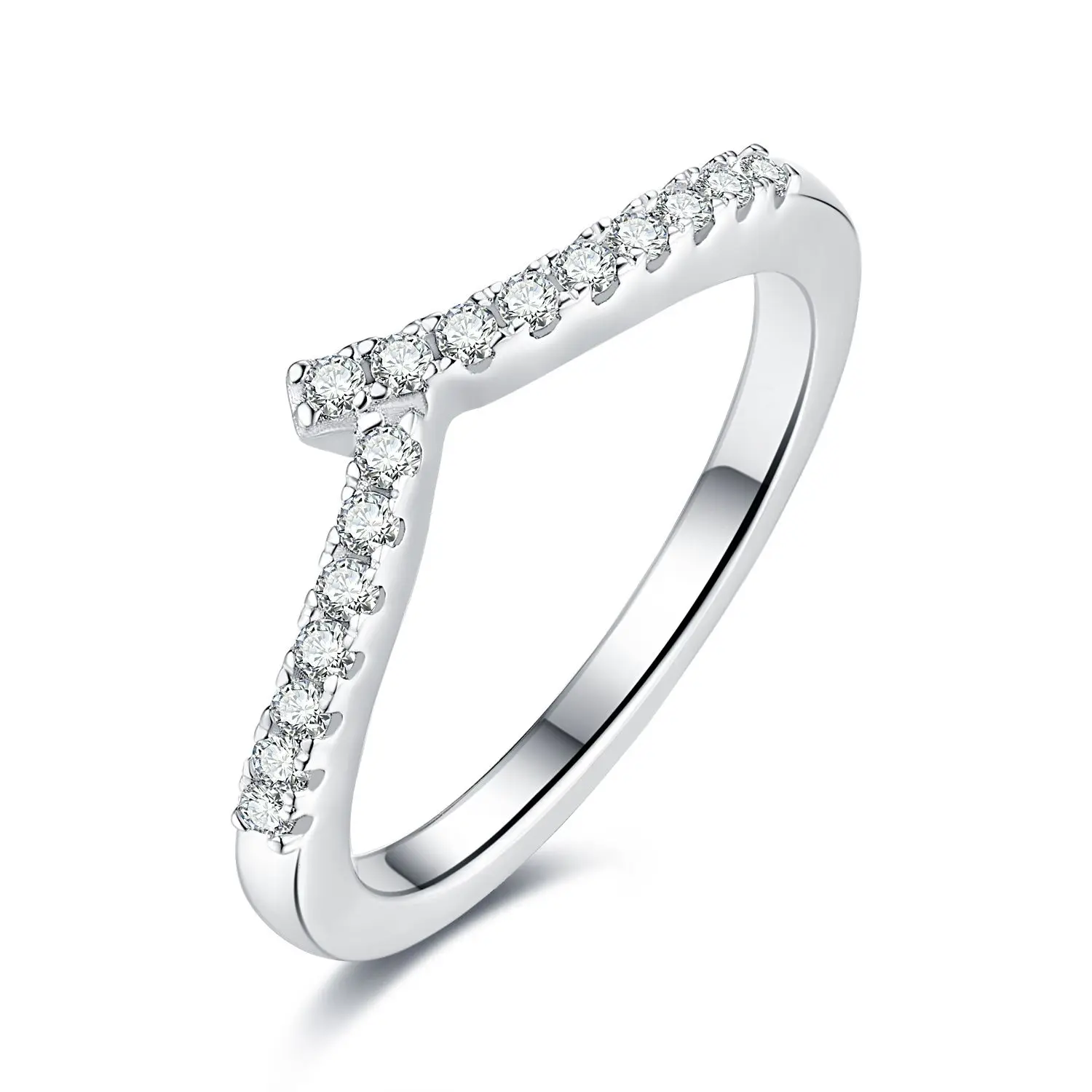 

S925 Moissanite Rings For Women Real Moissanite Diamond Finger Love Heart Ring Fine Jewelry Free Ship